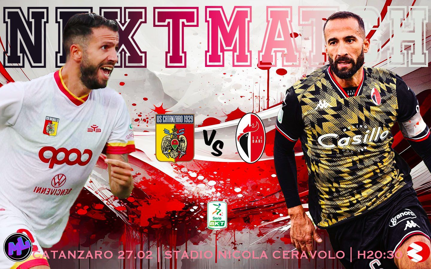 Catanzaro-Bari: match report pre partita