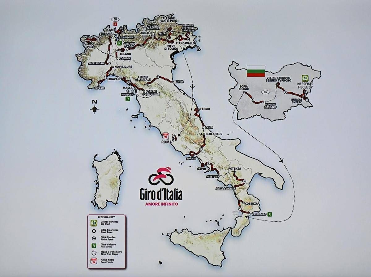 Giro d’Italia, oggi tappa 4: orario, percorso e dove vederla