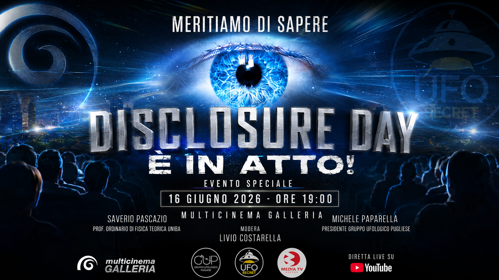 MERITIAMO DI SAPERE, IL “DISCLOSURE DAY” E’ IN ATTO