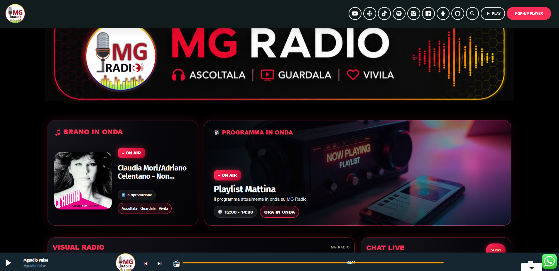 MGRADIO.IT THE ALTERNATIVE RADIO